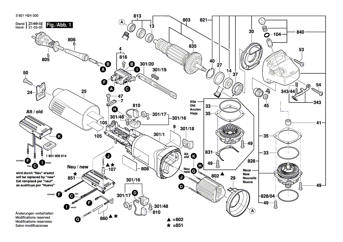 BOSCH GWS 14-125 CI - 3601H240G0