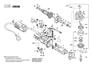 BOSCH GWS 750-125 - 3601C940R2