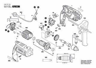 BOSCH GSB 13 RE - 3601B17191