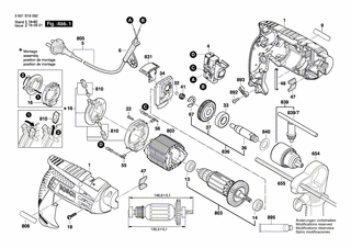BOSCH GSB 1600 RE - 3601B18092