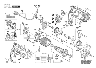 BOSCH GSB 16 RE - 3601B18670