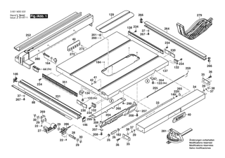 BOSCH GTS 10 J - 3601M30502