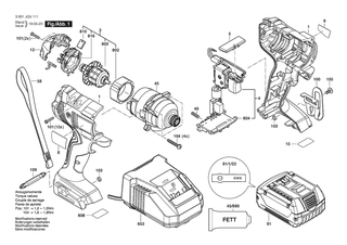 BOSCH GDR 18V-1400 - 3601JG5111