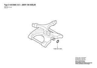BOSCH AKR 130 SOLID - 0600800233