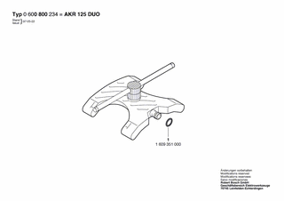 BOSCH AKR 125 DUO - 0600800234