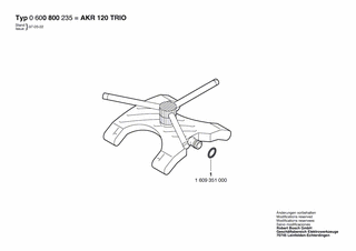BOSCH AKR 120 TRIO - 0600800235
