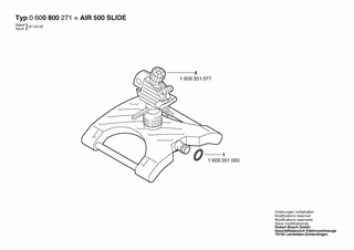 BOSCH AIR 500 SLIDE - 0600800271