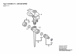 BOSCH AIR 500 SPIKE - 0600800274