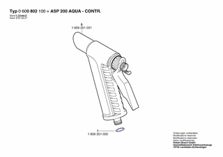 BOSCH ASP 200 AQUA-CONTR. - 0600802100