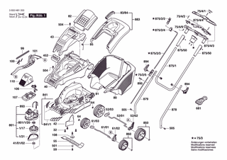 BOSCH ROTAK 40 (ERGOFLEX) - 3600H81230