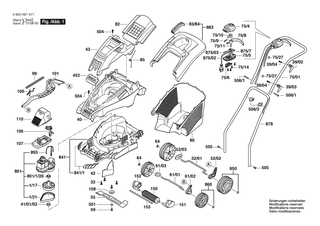 BOSCH ROTAK 34 GC - 3600H81A71