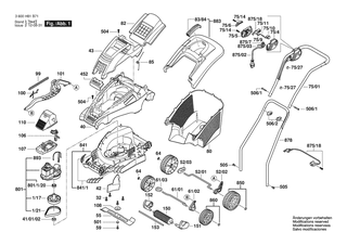 BOSCH ROTAK 37 - 3600H81B71