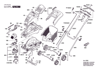 BOSCH ROTAK 34 (ERGOFLEX) - 3600H820B0