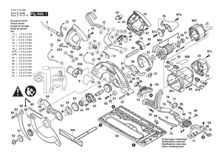 BOSCH GKS 85 G - 3601E7A960
