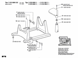 BOSCH Untergestell - 0601999006