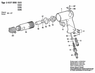 BOSCH Pw-Meisselhammer-Serv - 0607550593