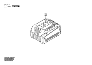 BOSCH Li-Ion 5S2P G4 - 1607A3504U