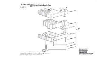 BOSCH Nc-Batterie - 1617334002