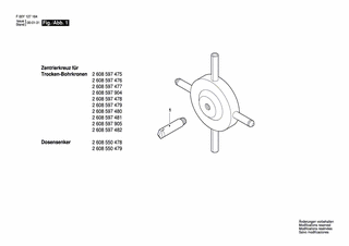 BOSCH Zentrierstift - F00Y127164