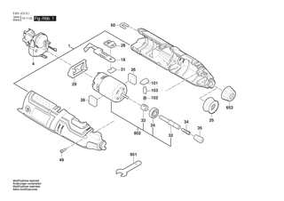 BOSCH GRO 12V-LI - 3601JC50L1
