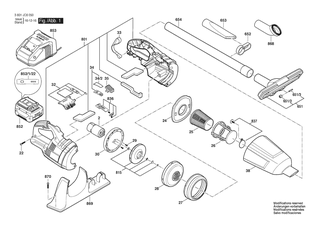 BOSCH GAS 14,4 V-LI - 3601JC6050