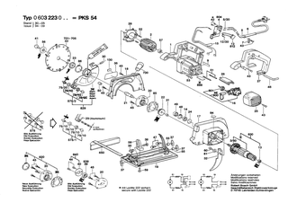 BOSCH PKS 54 - 0603223037
