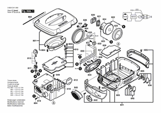 BOSCH VENTARO 1400 - 3603C41040