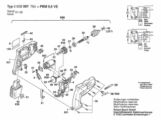 BOSCH PBM 9,6 V - 0603997754
