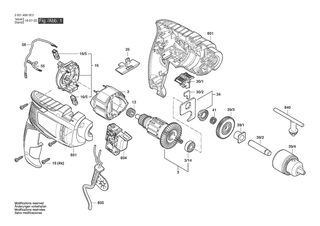 BOSCH GSB550 - 3601AB60D0