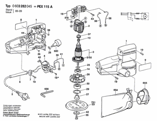 BOSCH PEX 115 A - 0603282045