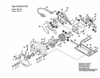 BOSCH PKS 7 1/4 - 0603311039