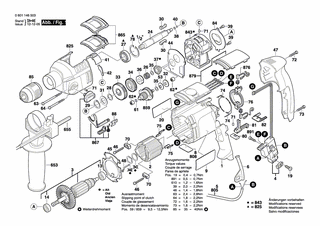 BOSCH GSB 22-2 RE - 0601146532