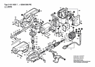 BOSCH GSA 1300 PE - 0601633732