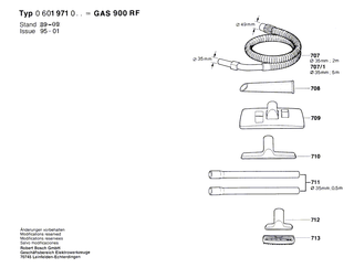 BOSCH GAS 900 RF - 0601971032