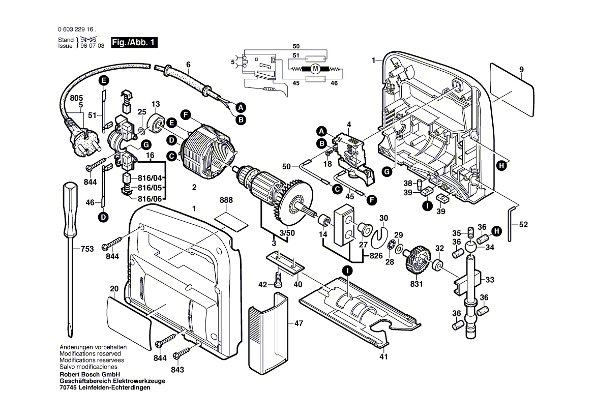 BOSCH PST 50 AE - 0603229162