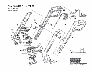 BOSCH PRT 23 - 0603239532