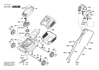 BOSCH ROTAK 320 BARE - 3600H85A30