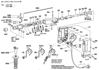 BOSCH ROTARY HAMMER - 0611202932