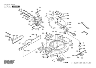 BOSCH GCM 10 - 0601B20043