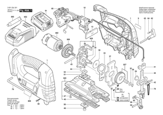 BOSCH GST 18V-Li - 3601E8J380