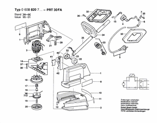 BOSCH PRT 30 FA - 0600820703