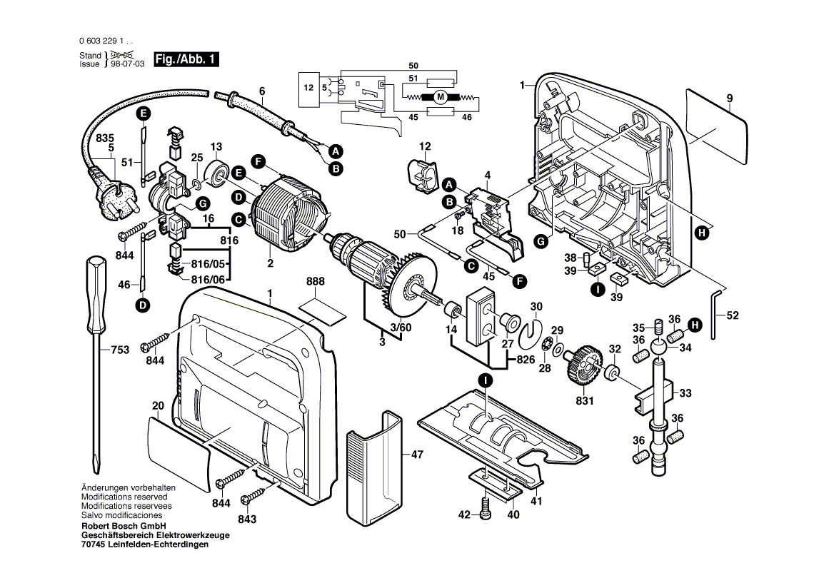 BOSCH PST 50 A - 0603229103