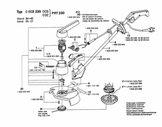BOSCH PRT 230 - 0603239003