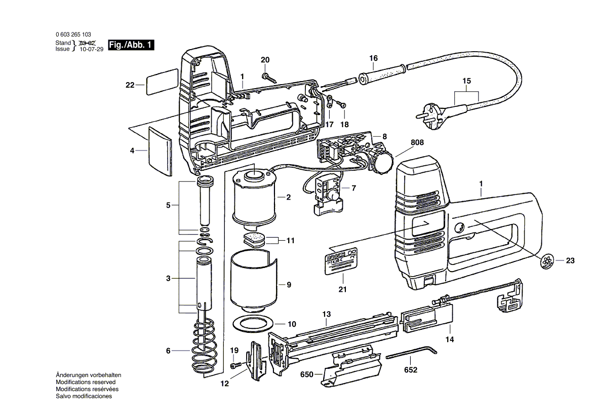 BOSCH PTK 28 E - 0603265103