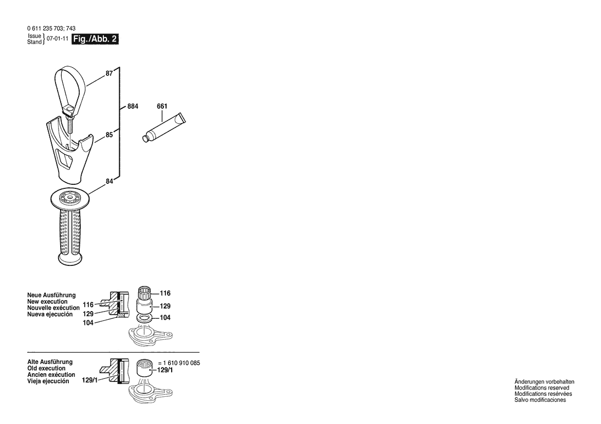 BOSCH GBH 7 DE - 0611235703