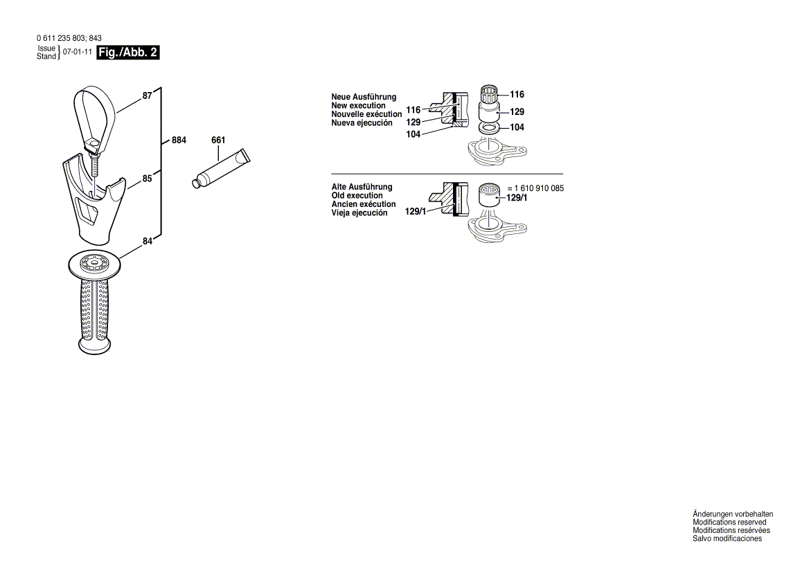 BOSCH GBH 7-45 DE - 0611235803