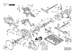 BOSCH GKS 18V-57 G - 3601FA2100