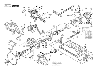 BOSCH GKS 18V-57 - 3601FA2200