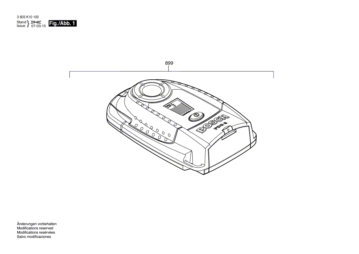 BOSCH PDO 6 - 3603K10100