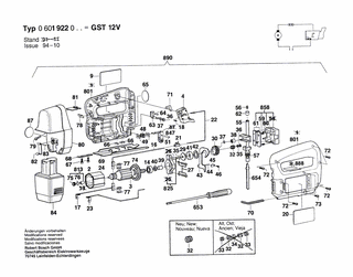 BOSCH GST 12 V - 0601922042